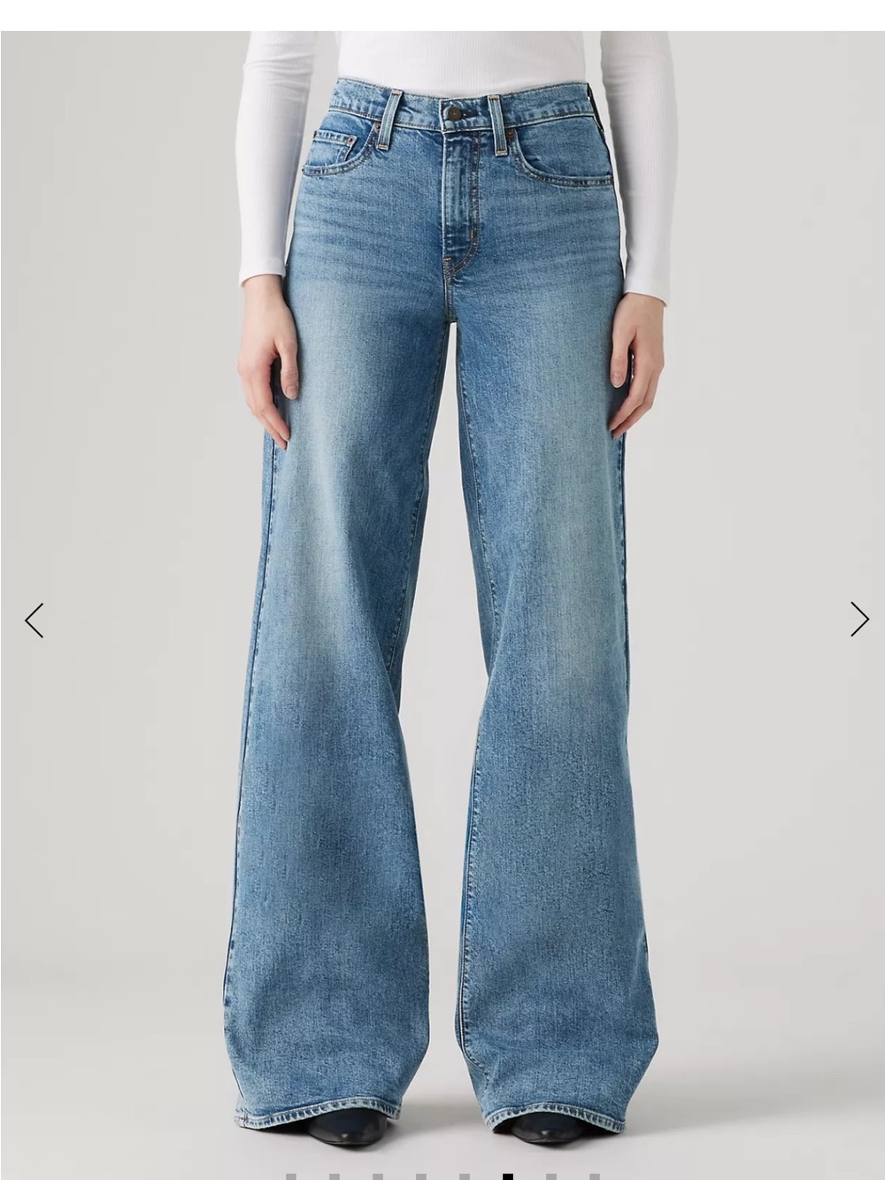 LEVIS 728 highrise wide leg 34x32 Jeans